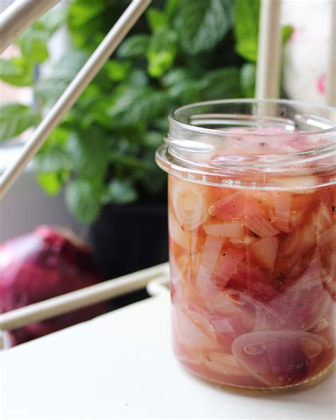 Recette Pickles D Oignons Rouges La Plume D Adam