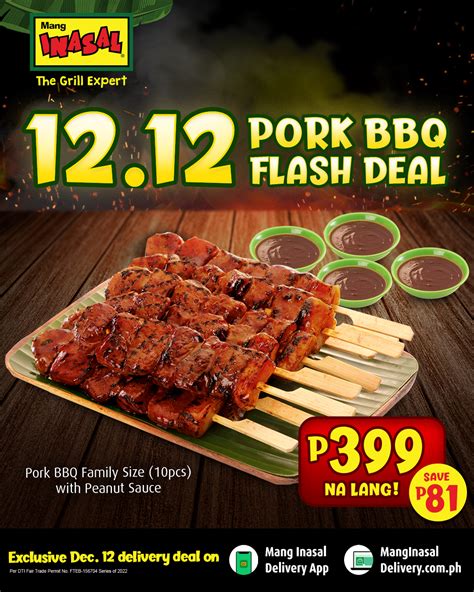 Mang Inasal – 12.12 Pork BBQ Flash Deal | Manila On Sale