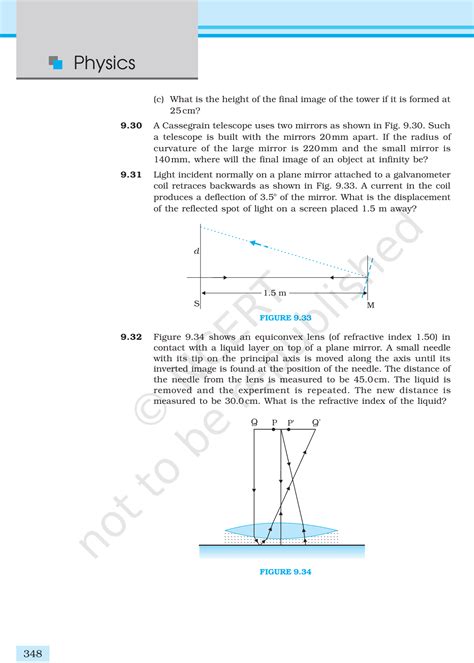 Ncert Book Class Physics Chapter Ray Optics And Optical