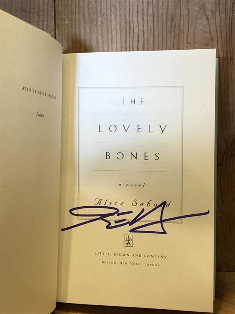THE LOVELY BONES | Alice Sebold | First American Edition