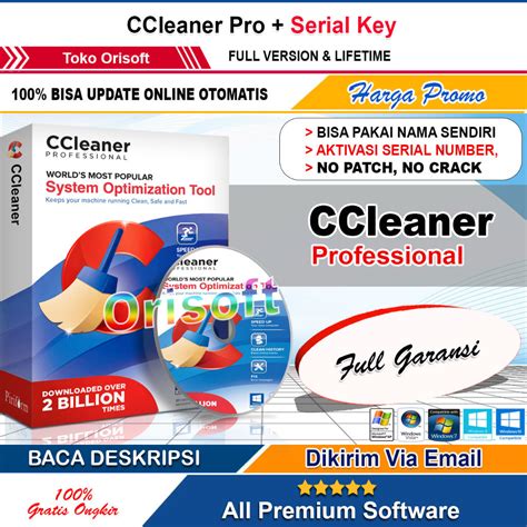 Jual Ccleaner Pro Terbaru Bisa Diupdate Online Otomatis