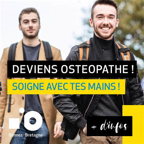 Institut dOstéopathie de Rennes Bretagne une formation reconnue BAC