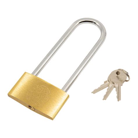 Buy Trixes Extra Long Shackle Padlock 120mm Long Lock 3 Keys Safe For