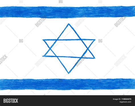 Israel Flag, Pencil Image & Photo (Free Trial) | Bigstock