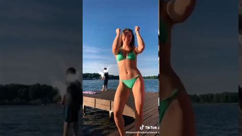 Cameltoe Green Bikini Tiktok Dance Challenge YouTube