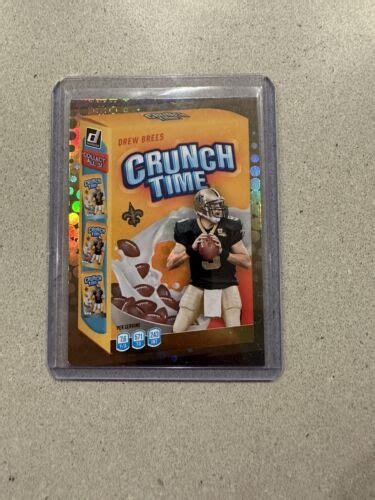 Donruss Football Crunch Time Galactic Drew Brees New Orleans