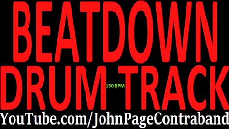 Beatdown Hardcore Drum Track 150 Bpm Free Youtube