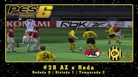 Pro Evolution Soccer 6 PS2 ML 28 AZ x Roda Rodada 9 Divisão 1