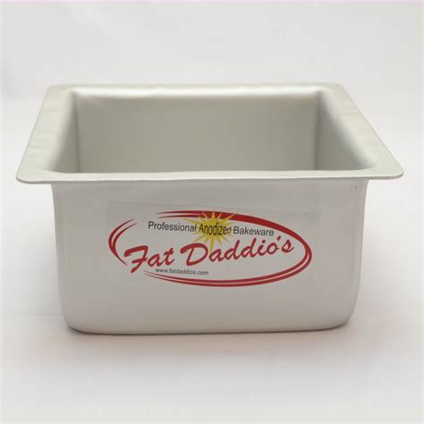 Fat Daddios Square 4" High Cake Pans | Lollipop Cake Supplies