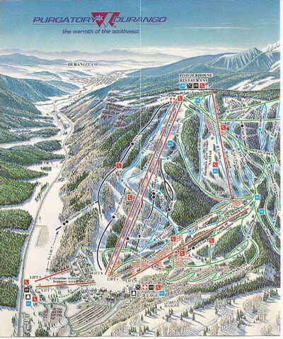 Purgatory Ski Resort Trail Map