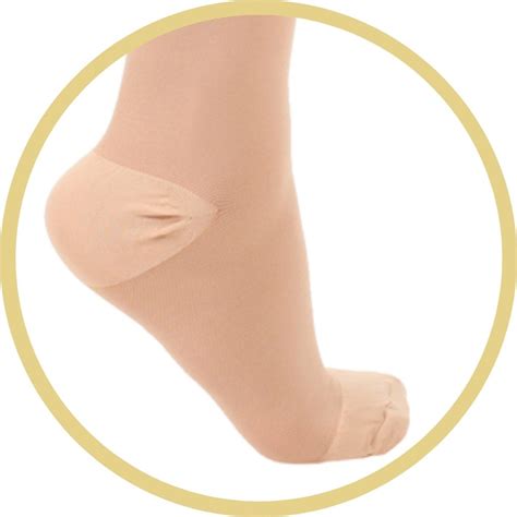 Absolute Support Sheer Compression Knee High Light Support Socks For Woman 8 15mmhg A107