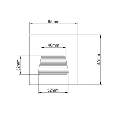 Ugradna Zidna LED Lampa Bela 3W Eurovik