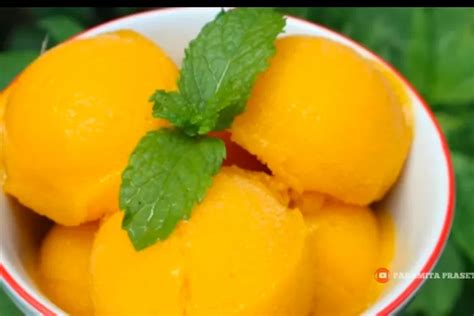 Cuma Dua Langkah Cara Membuat Es Krim Mangga Rumahan Yang Lembut Jadi