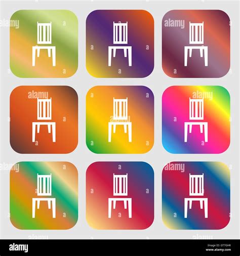 Chair Sign Icon Stock Vector Image And Art Alamy