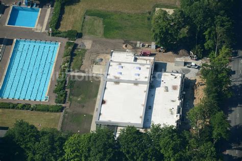 G Tersloh Aus Der Vogelperspektive Schwimmbecken Des Freibades Nordbad