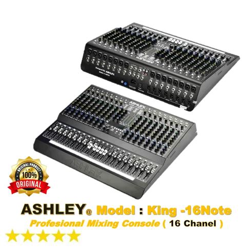 Mixer Audio Ashley King 16 Note 16 Channel Lazada Indonesia