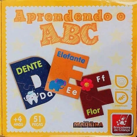 Aprendendo O Abc Em Madeira Ref Brincadeira De Crianca Juju