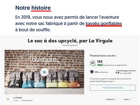 La Virgule Sacoches bikepacking upcyclées - Ulule