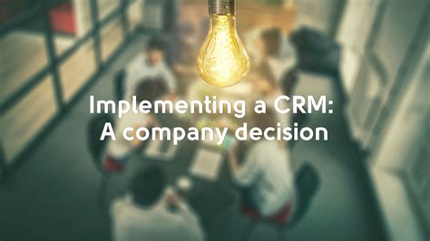 Implementing A Crm A Company Decision Jovaco Solutions