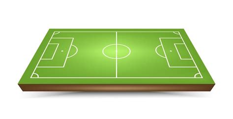 Premium Vector D Football Field Soccer Field Championship Soccer