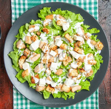 Homemade Caesar Salad Recipe - Rocking Recipes