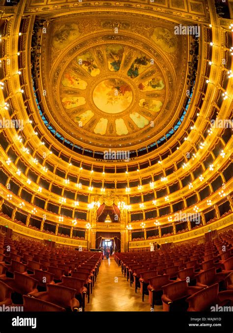 Italy, Sicily, Palermo. Inside the Teatro Massimo Stock Photo - Alamy