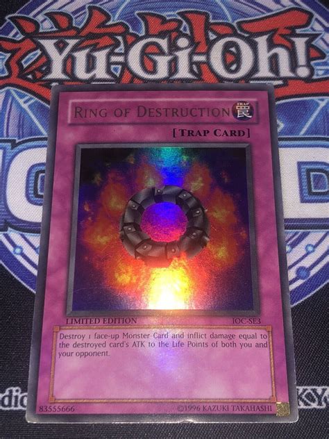 Mavin Ring Of Destruction Ioc Se Limited Edition Ultra Rare Yugioh Card