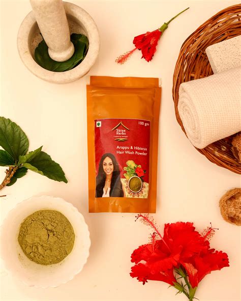 Arappu And Hibiscus Hair Cleanser Shine Herbs