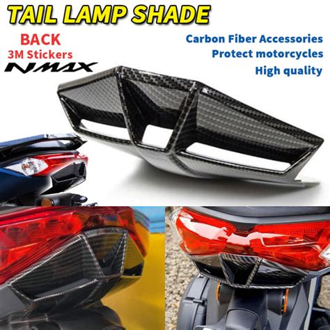 PMShop NMAX V2 V2 1 Lower Tail Light Cover Carbon Fiber Garnish Rear