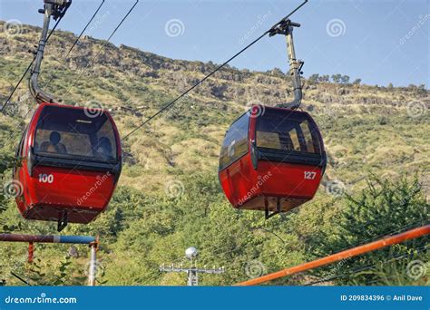 Champaner Pavagadh Ropeway Carts To Reach the Kali Mata Mandir on Top of Hill Champaner Pavagadh ...