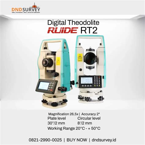 Digital Theodolite Ruide RT2 DND Survey