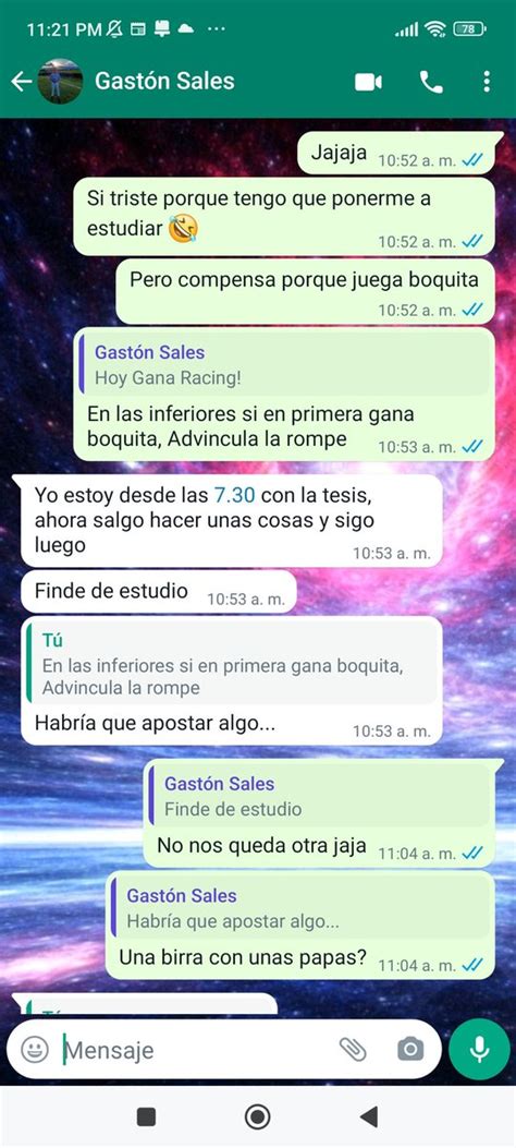 Martin Huaihuas On Twitter Gane Una Apuesta Boca Racing Con El