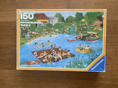 Ravensburger Vintage Puzzle 150 Teile Badevergnügen Kaufen Auf Ricardo