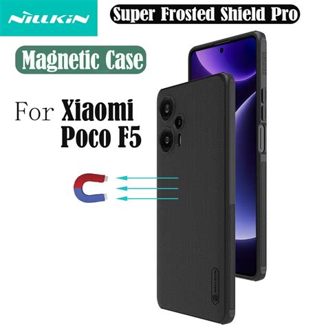 Para MagSafe Para Xiaomi Poco F5 Caso Nillkin Protetor Fosco Pro Capa