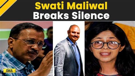 Swati Maliwal Assault Case Aap Mp Maliwal Breaks Silence After Delhi Police Visits Her Residence