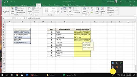 Cara Buat Drop Down List Di Microsoft Excel 2016 YouTube