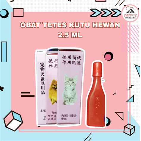 Jual Obat Kutu Kucing Anjing Tetes Tengkuk Ampuh Shopee Indonesia