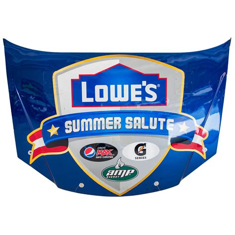 Race Used 2011 Jimmie Johnson 48 Lowe S Summer Salute Patriotic Hood