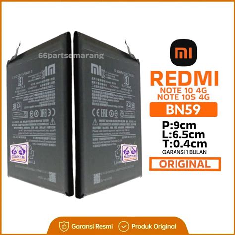 Jual Baterai Batre Battery BM4J BN53 BN59 Xiaomi Redmi Note 8 Pro