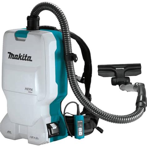 Makita 18v X2 Lxt Lithium Ion 36v Brushless Cordless 1 6 Gal Hepa Filter Backpack Dry Vacuum