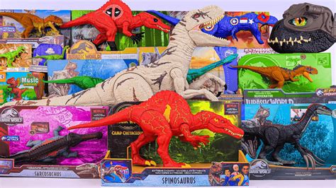 Jurassic World Unboxing Review Allosaurus Indominus Rex T Rex