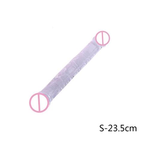 Gode à double tête en MSI flexible super long pour femme plug anal vaginal lesbien jouets
