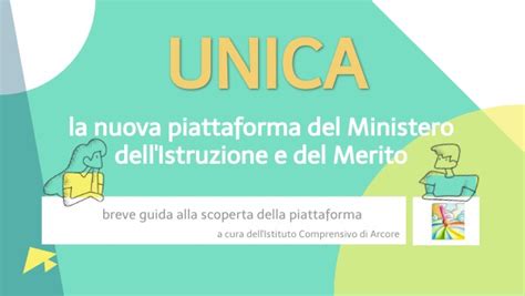 Presentazione Piattaforma UNICA