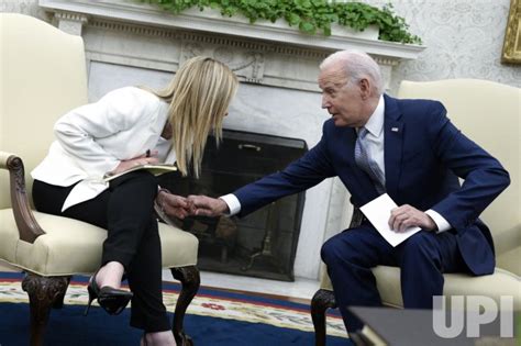 Photo President Biden Meets With Italian PM Giorgia Meloni At The