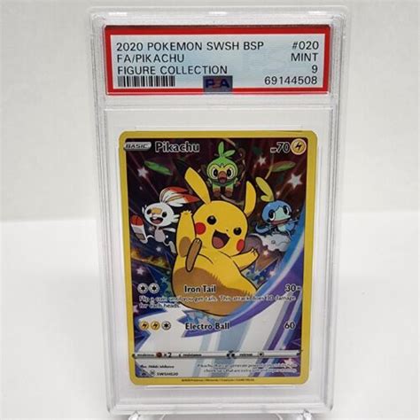 Pikachu Swsh Psa Full Art Black Star Promo Figure Collection