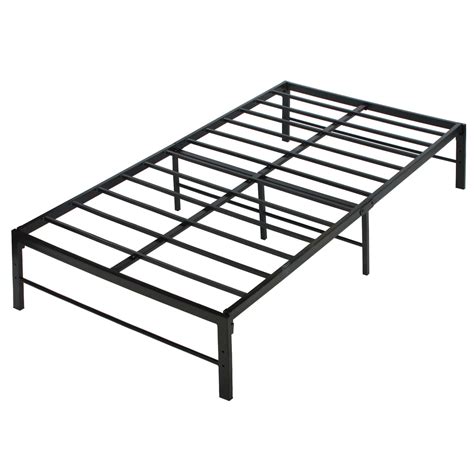 Better Home Products Lily Foldable Welded Black Metal Platform Bed
