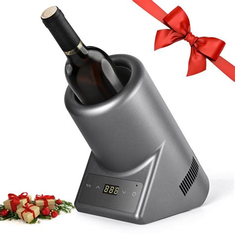 Electric Single Bottle Wine Chiller Ewc 1 Hd The Home Depot