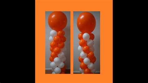 How To Make A Balloon Column For Spiral Balloon Decorations Pattern