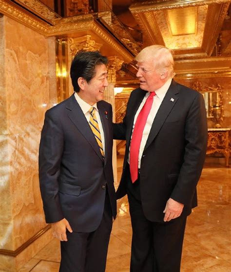 安倍氏：「通商で建設的な議論できた」トランプ氏と夕食会 毎日新聞