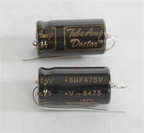 Condensador electrolítico axial TAD Gold 25uF 25V Ø 8mm L 16mm 105ºC